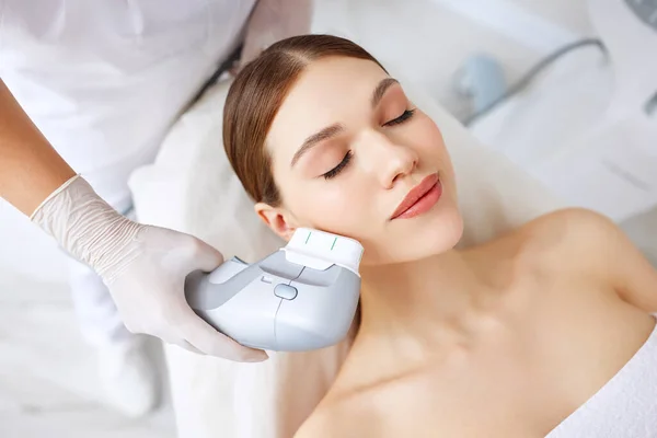 Woman having HIFU Treatment