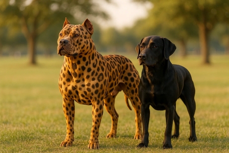 Cheetah Print Pitbull