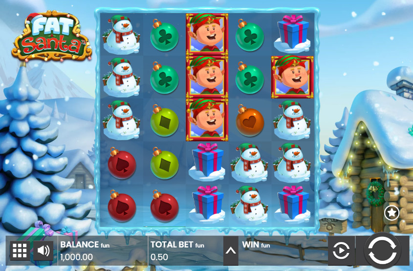 Fat Santa Bonus Buy slot gameplay 