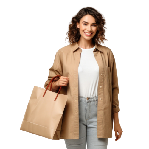 png-full-body-side-view-happy-young-woman-bag-overcoat-shopping