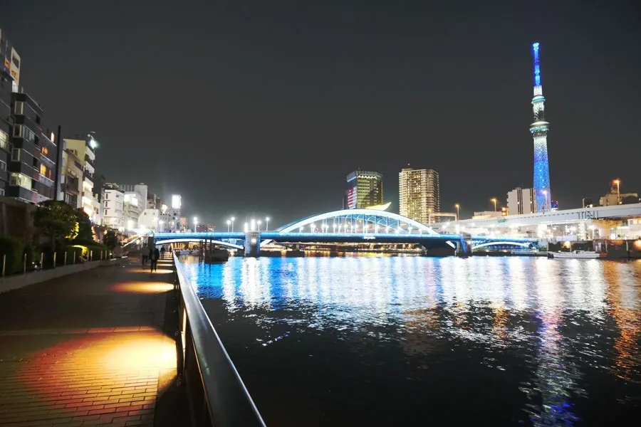 東京の夜景の写真