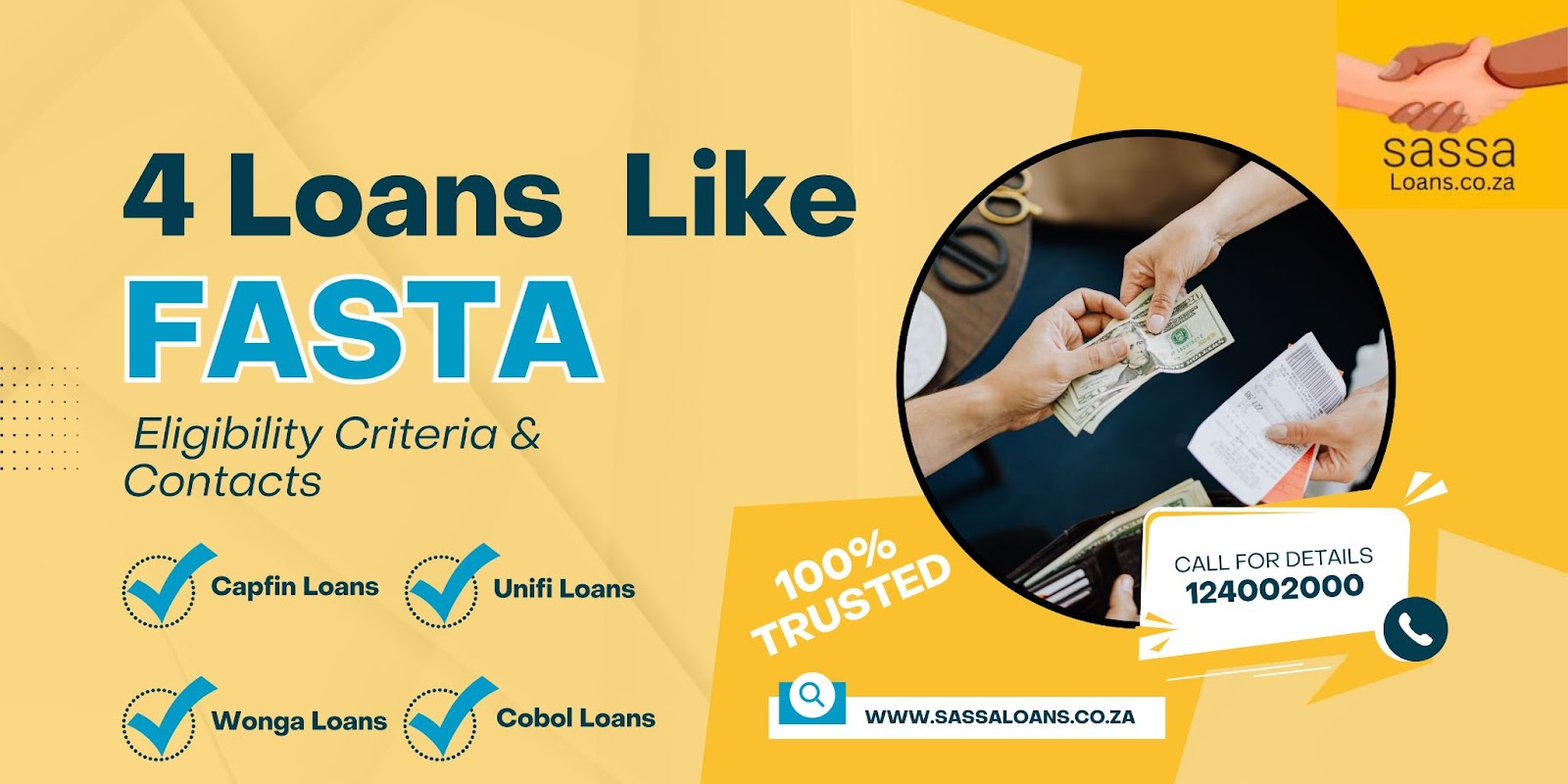 4 Loans Like FASTA (Eligibility Criteria & Contacts)