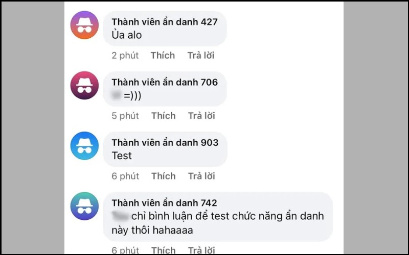 cách bình luận ẩn danh