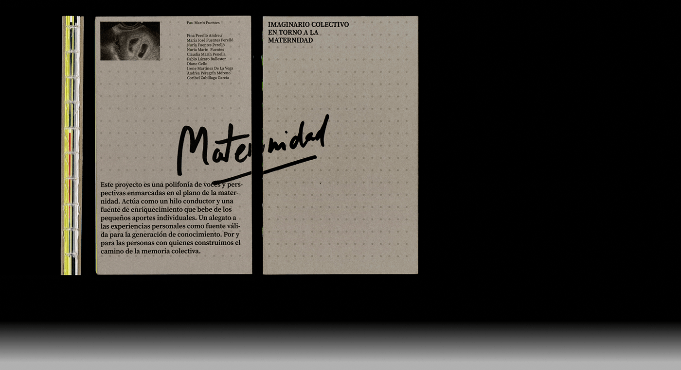 Image from the Exploring Editorial Design in ‘EN TORNO A LA MATERNIDAD’ article on Abduzeedo