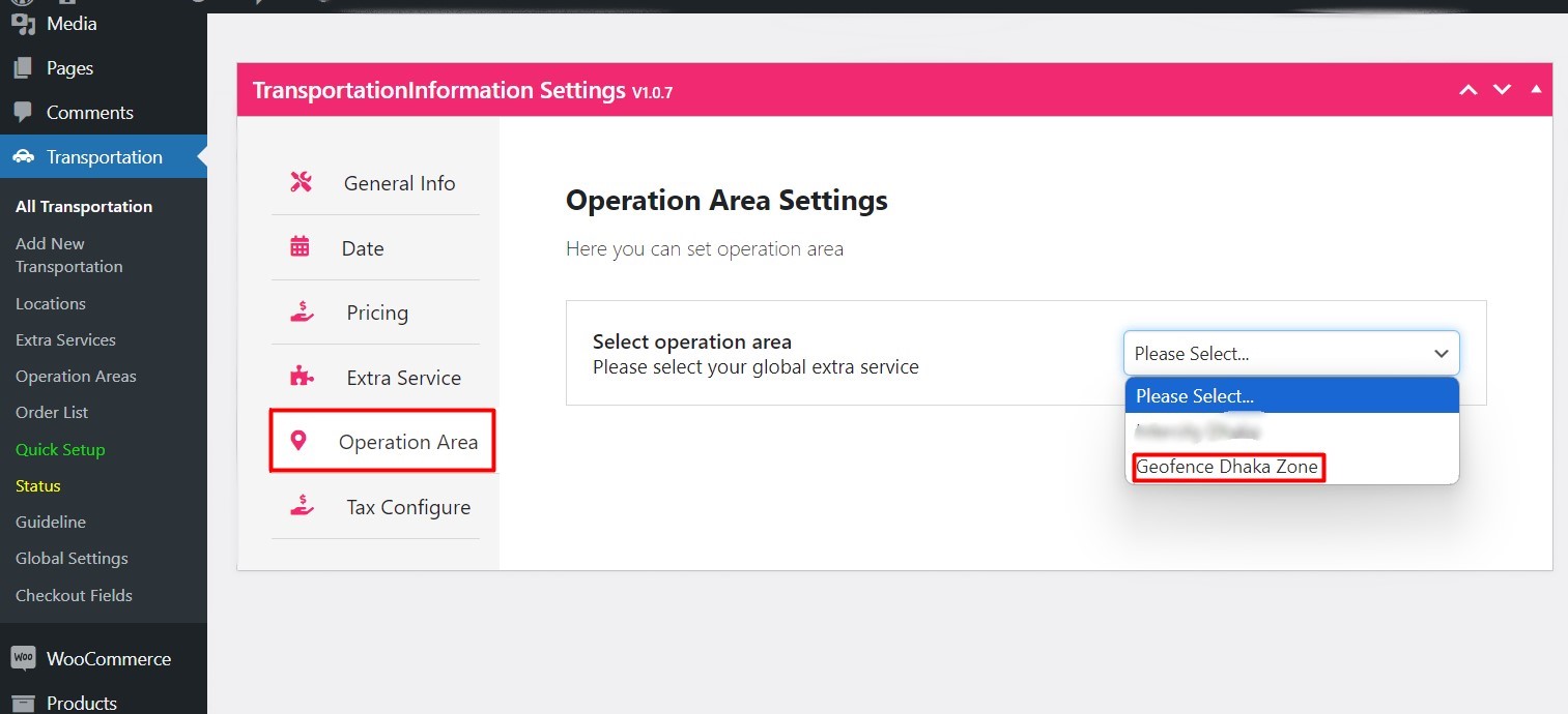 How to add WordPress Geofencing to the Ecab plugin 25