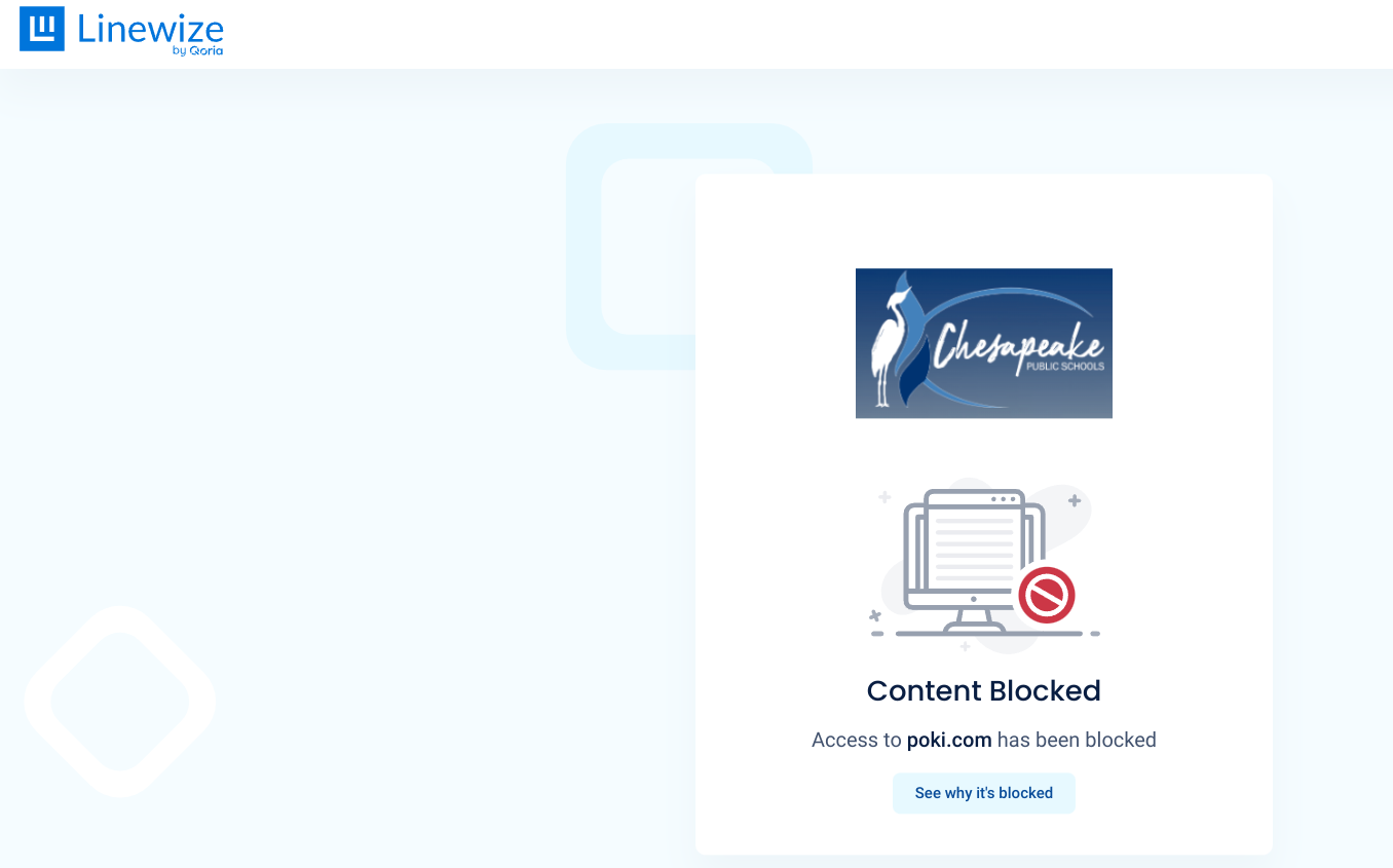 block screen display