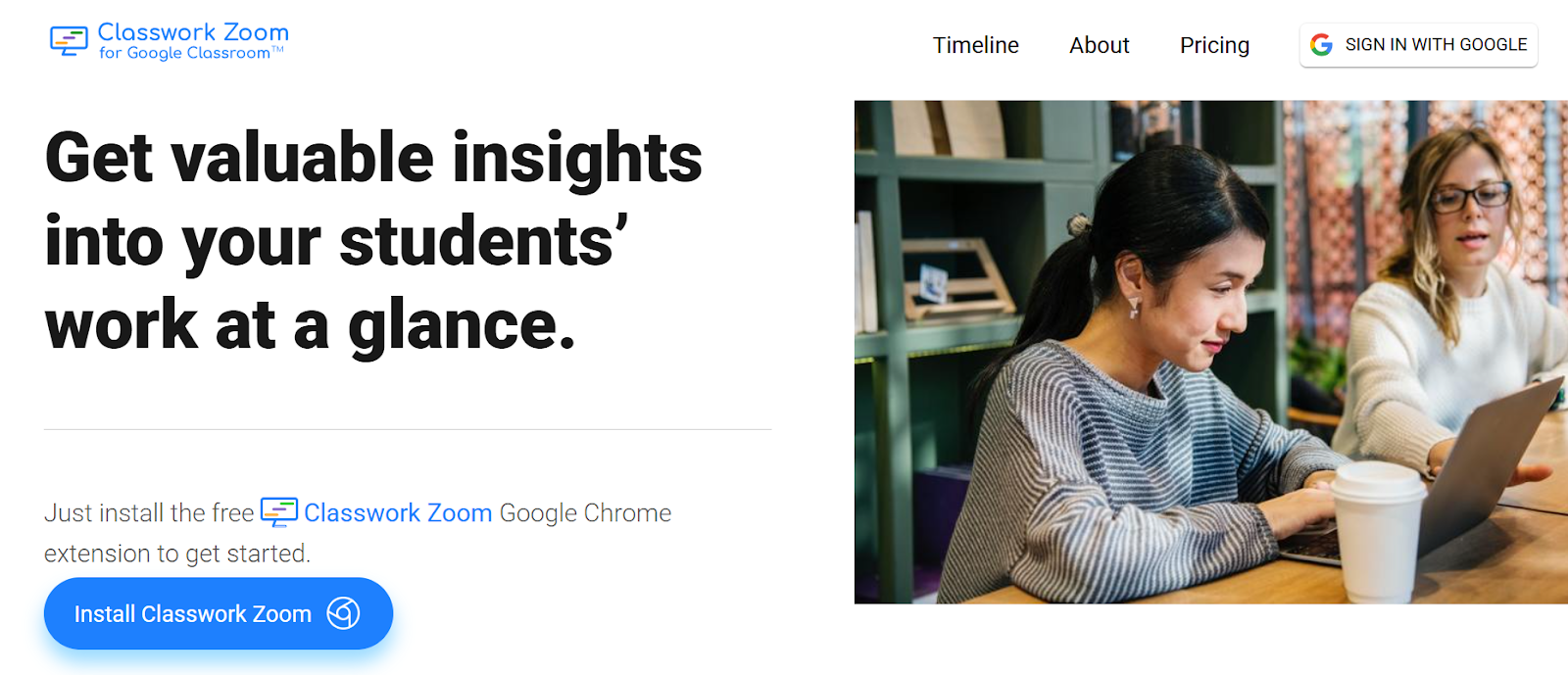 Classwork Zoom website 