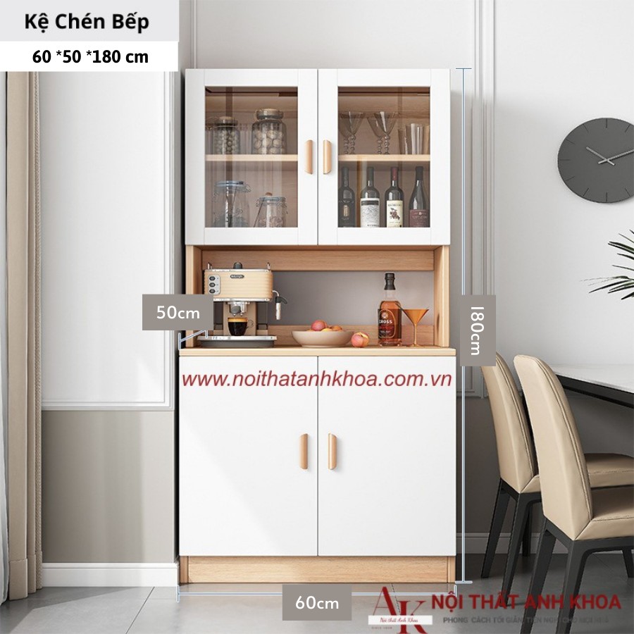 Tủ Đựng Chén Bát Thông Minh Gỗ MDF Cao Cấp Giá Rẻ