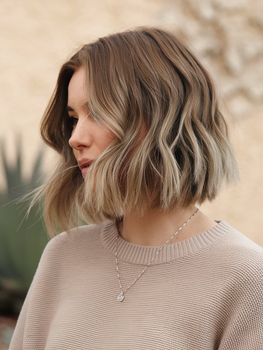 20. Wavy Bob