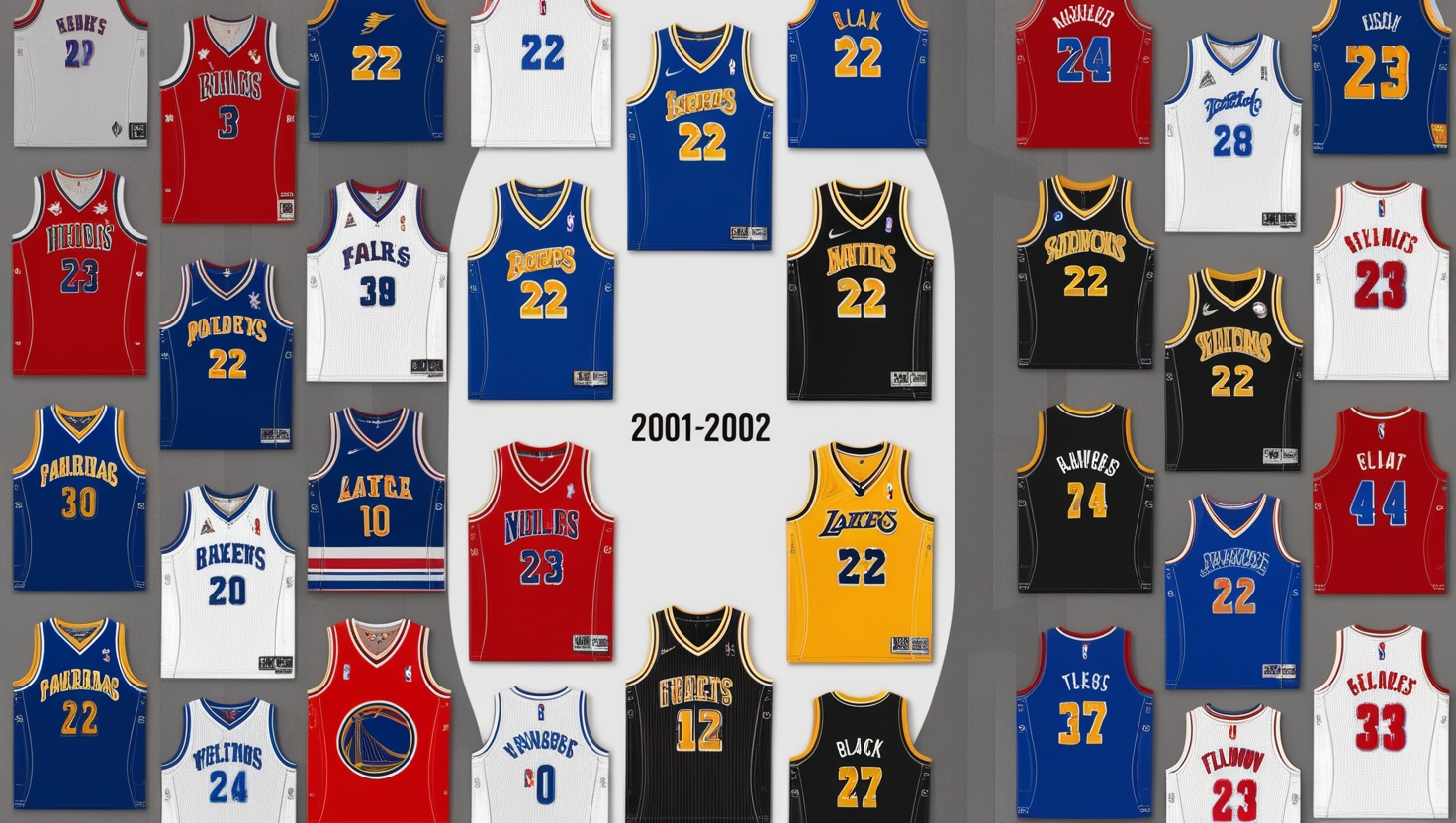 NBA 2K 2001-2002 Jerseys