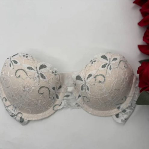 Printed Lace Padded Bra