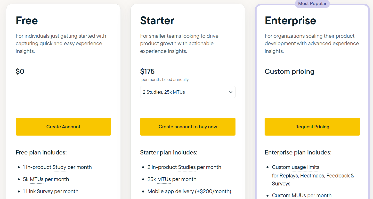 Sprig pricing