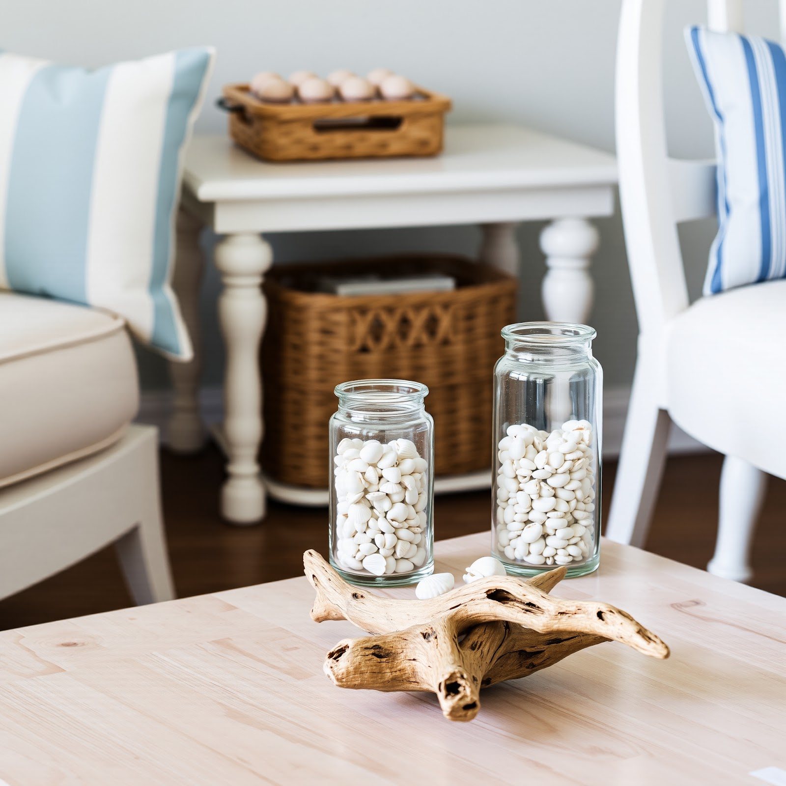 Coastal Coffee Table Decor