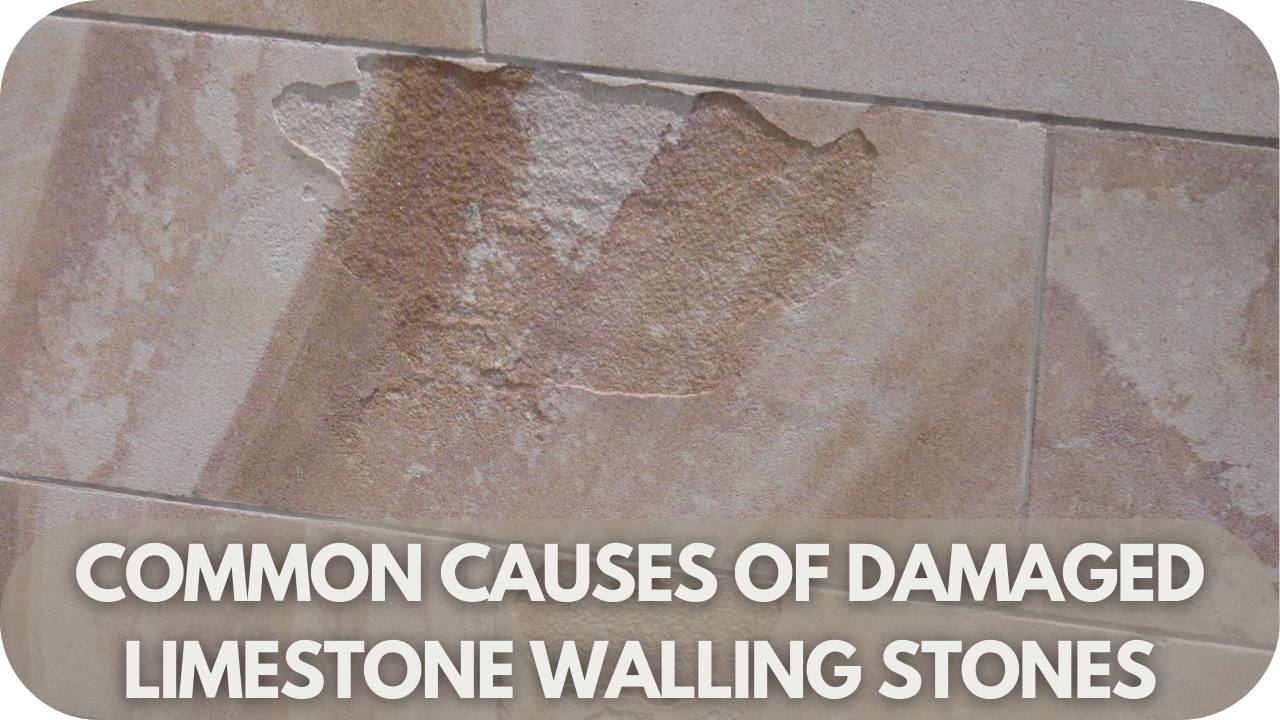 Understanding common causes of limestone wall damage for effective repair.