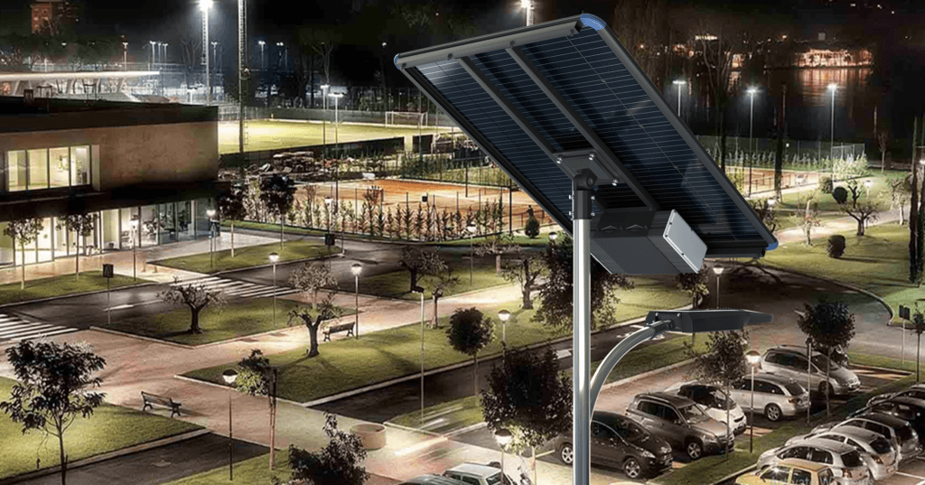 Luces solares para estacionamiento