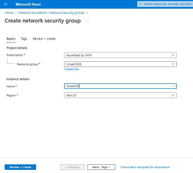network-security-group