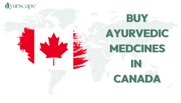 Buy Dabur, Himalaya & Ayurvedic Brands in Canada - World Map with Canada Flag