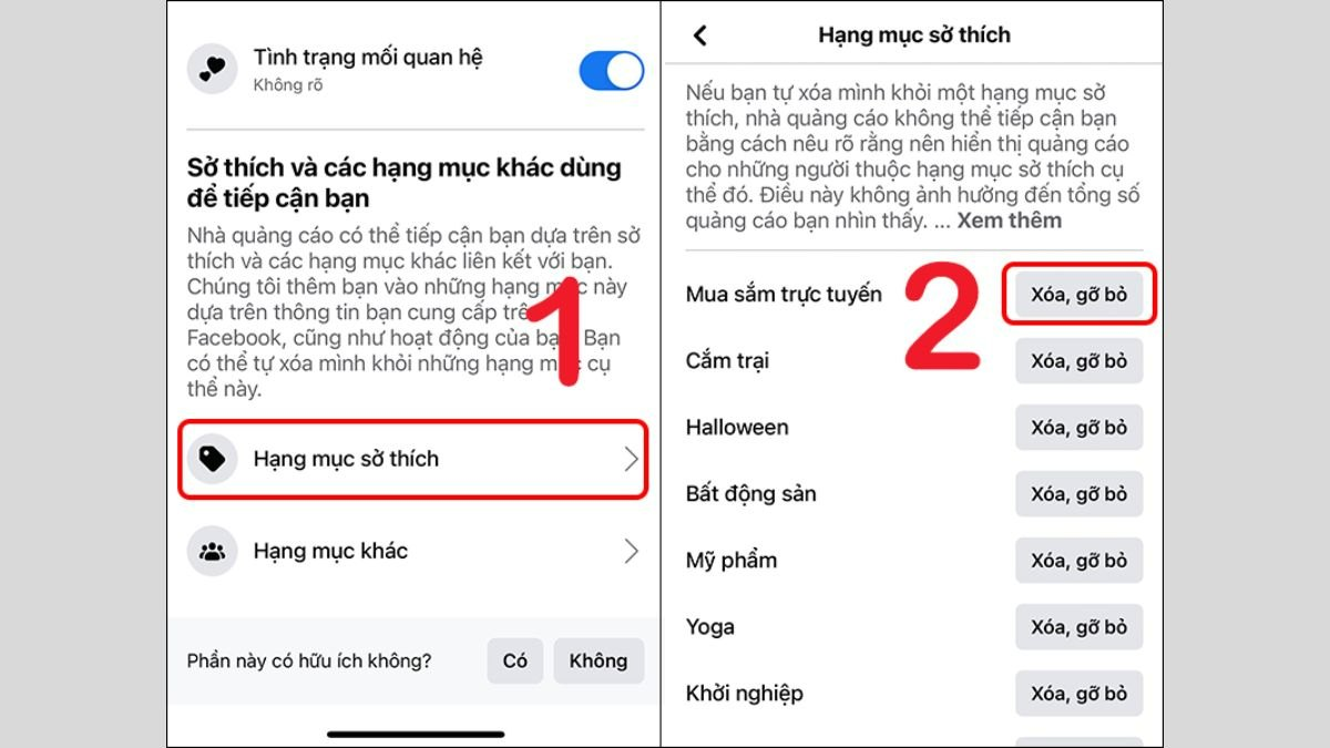 ẩn quảng cáo trên facebook