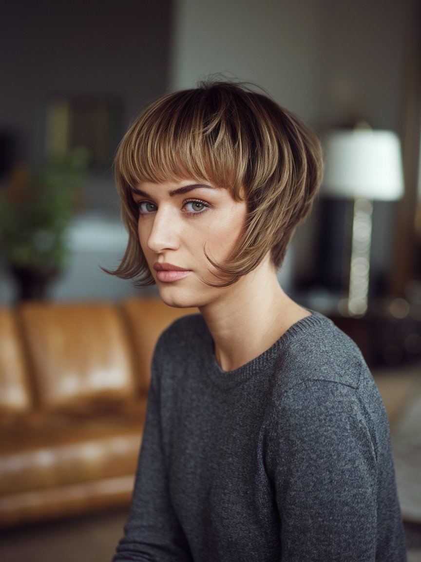 12. Tapered Shag Haircut