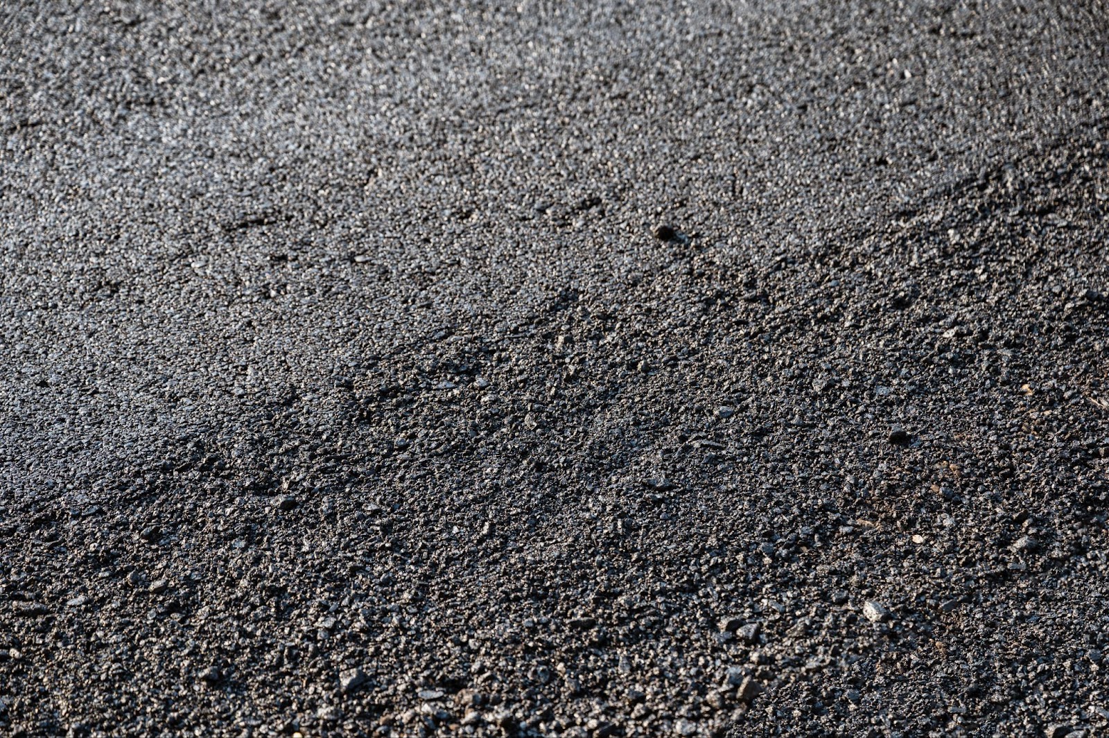 Close view of asphalt. 