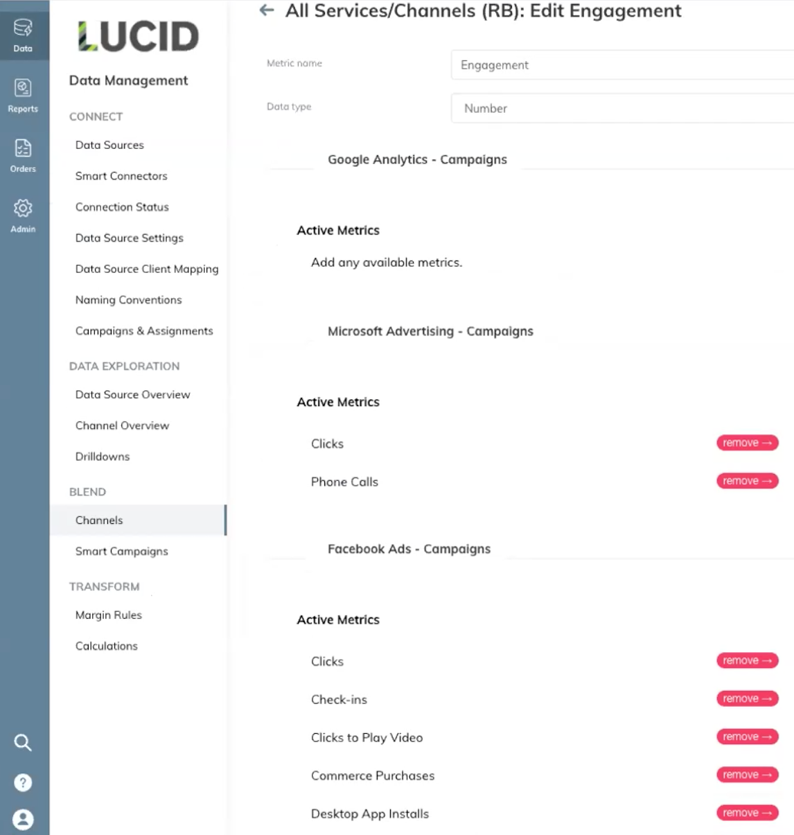 Active metrics such as clicks, phone calls, installs, purchases, etc. can all be modified to measure just what you need.