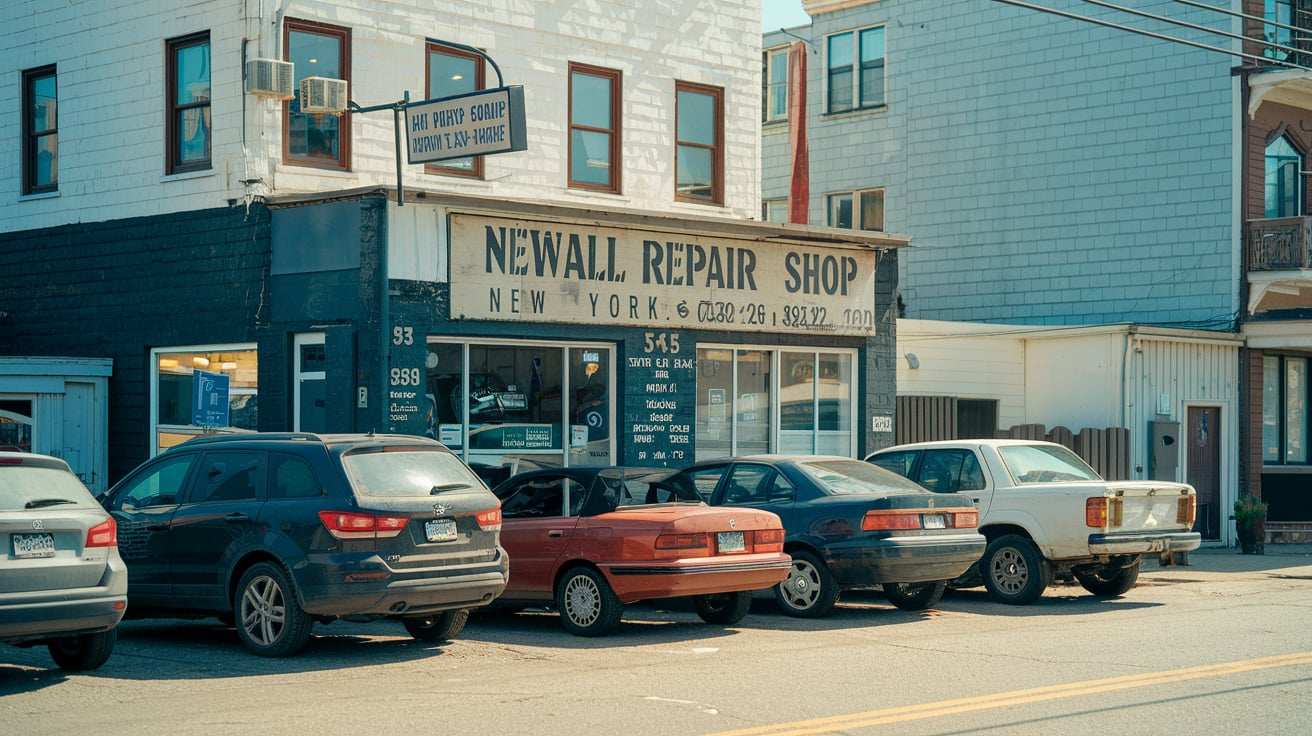 Car Repair Shop in Smithville New York on Newark Avenue
