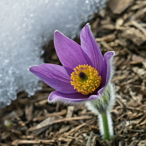 Overwintering Pasque-Flowers