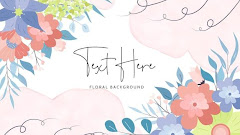 Beautiful Floral Background Design With Flower Leaves