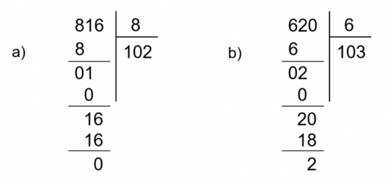 BÀI 48.CHIA SỐ CÓ BA CHỮ SỐ CHO SỐ CÓ MỘT CHỮ SỐTHỰC HÀNHBài 1: Đặt tính rồi tínha) 632 : 7                                                 b) 840 : 6   407 : 8                                                       720 : 4Giải nhanh:Bài 2: Tính (theo mẫu).a) 816 : 8       b) 620 : 6Giải nhanh:816 : 8 = 102    620 : 6 = 103 ( dư 2)LUYỆN TẬPBài 1: Tính nhẩma) 210 : 7                                         b) 540 : 9                         c) 360 : 6   100 x 9                                             800 x 0                             480 : 8Giải nhanh:a) 30                                b) 60                   c)  60   900                                    0                         60Bài 2: Số?a) .?. dm = 1 m                       b) .?. cm = 1m                 c) 1 giờ = .?. phút   320 dm = .?. m                        700 cm = .?. m                5 giờ = .?. phútGiải nhanh:a) 10 dm = 1 m                       b) 100 cm = 1m                 c) 1 giờ = 60 phút   320 dm = 32 m                        700 cm = 7 m                     5 giờ = 300 phútBài 3: Hoàn thành các câu nói sau.Bạn Bình vẽ tranh trong 45 phút. Bạn An vẽ tranh trong 1 giờ.a) Bạn .?. vẽ lâu hơn bạn .?. là .?. phút.b) Bạn .?. vẽ nhanh hơn bạn .?. là .?. phút.Giải nhanh:a) Bạn An vẽ lâu hơn bạn Bình là 15 phút.b) Bạn Bình vẽ nhanh hơn bạn An là 15 phút.Bài 4: Tính rồi cho biết phép chia nào dưới đây có thương là số tròn chục. a) 720 : 7                     b) 633 : 9                    c) 804 : 5    881 : 8                         180 : 6                         196 : 4Giải nhanh:a) 720 : 7 = 102 (dư 6)             b) 633 : 9 = 70 (dư 3)             c) 804 : 5 = 160 (dư 4)    881 : 8 = 110 (dư 1)                 180 : 6 = 30                             196 : 4 = 49Phép chia có thương là số tròn chục là: 633 : 9 ; 804 : 5 ; 881 : 8 và 180 : 6Bài 5: Tính a) (815 – 234) : 7                                b) 109 x 9 + 18c) 190 x 0 : 8                                       d) 444 : (3 x 2)Giải nhanh:a) 83                              b) 999c) 0                                d) 74Bài 6: Để trang trí các hộp quà, Ngọc cắt 6 m dây thành 8 sợi dây có độ dài bằng nhau. Hỏi mỗi sợi dây dài bao nhiêu xăng-ti-mét?Giải nhanh:Đổi 6 m = 600 cm.Mỗi sợi dây dài: 600 : 8 = 75 cm.Bài 7: Ông Bảy thả đều 188 con cá vào 5 bể cá. Số cá còn dư, ông thả luôn vào bể cuối cùng. Hỏi bể cuối cùng có bao nhiêu con cá?Giải nhanh:Ta có: 188 : 5 = 37 (dư 3)Bể cuối cùng có: 37+ 3= 40 con cá.VUI HỌCGiúp Mai và Bình tìm ba lô.Giải nhanh:                 Ba lô của Mai là ba lô xanh lá.Ba lô của Bình là ba lô màu vàng đỏ.KHÁM PHÁ
