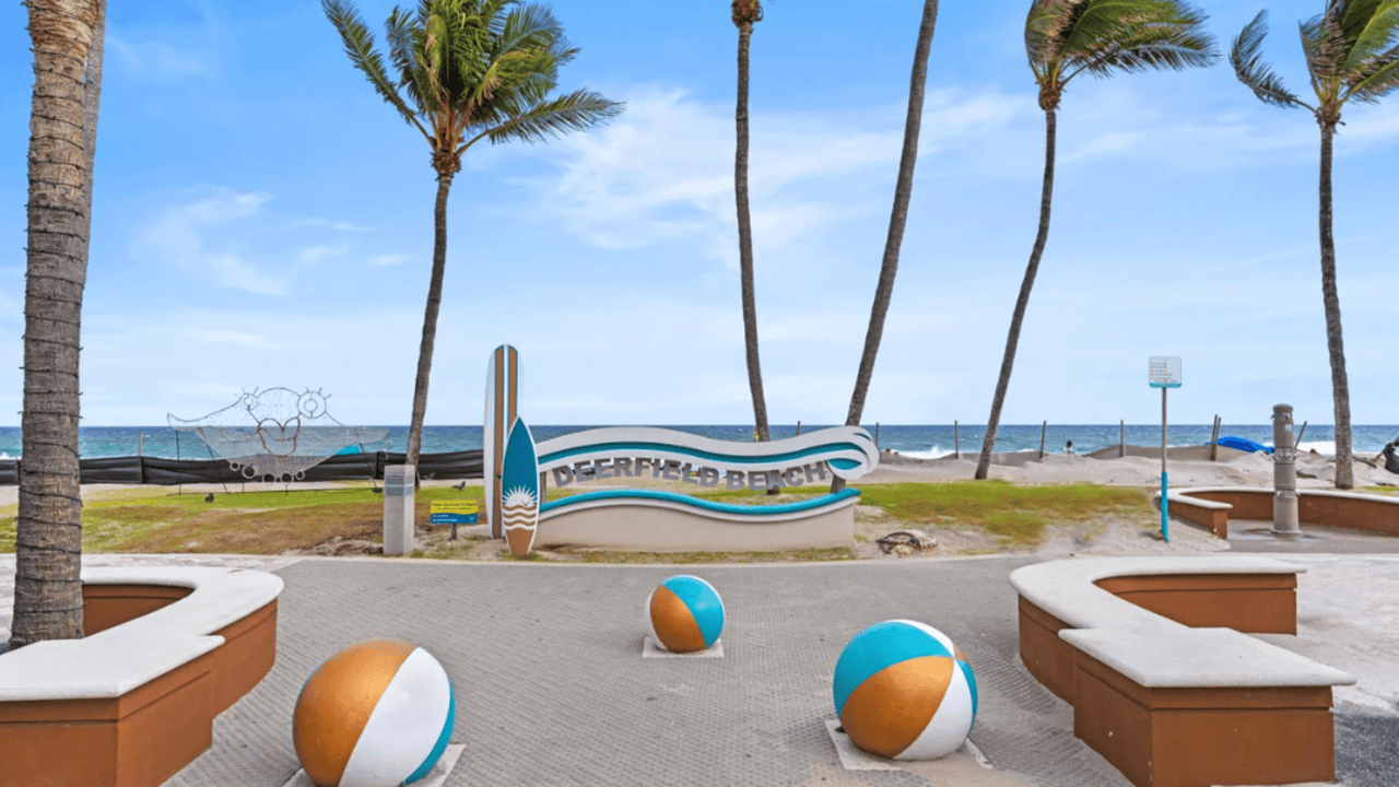 Tour This 1,279 Sq Ft Corner Lot Home in Deerfield Beach, FL with Bright Open Floor Plan