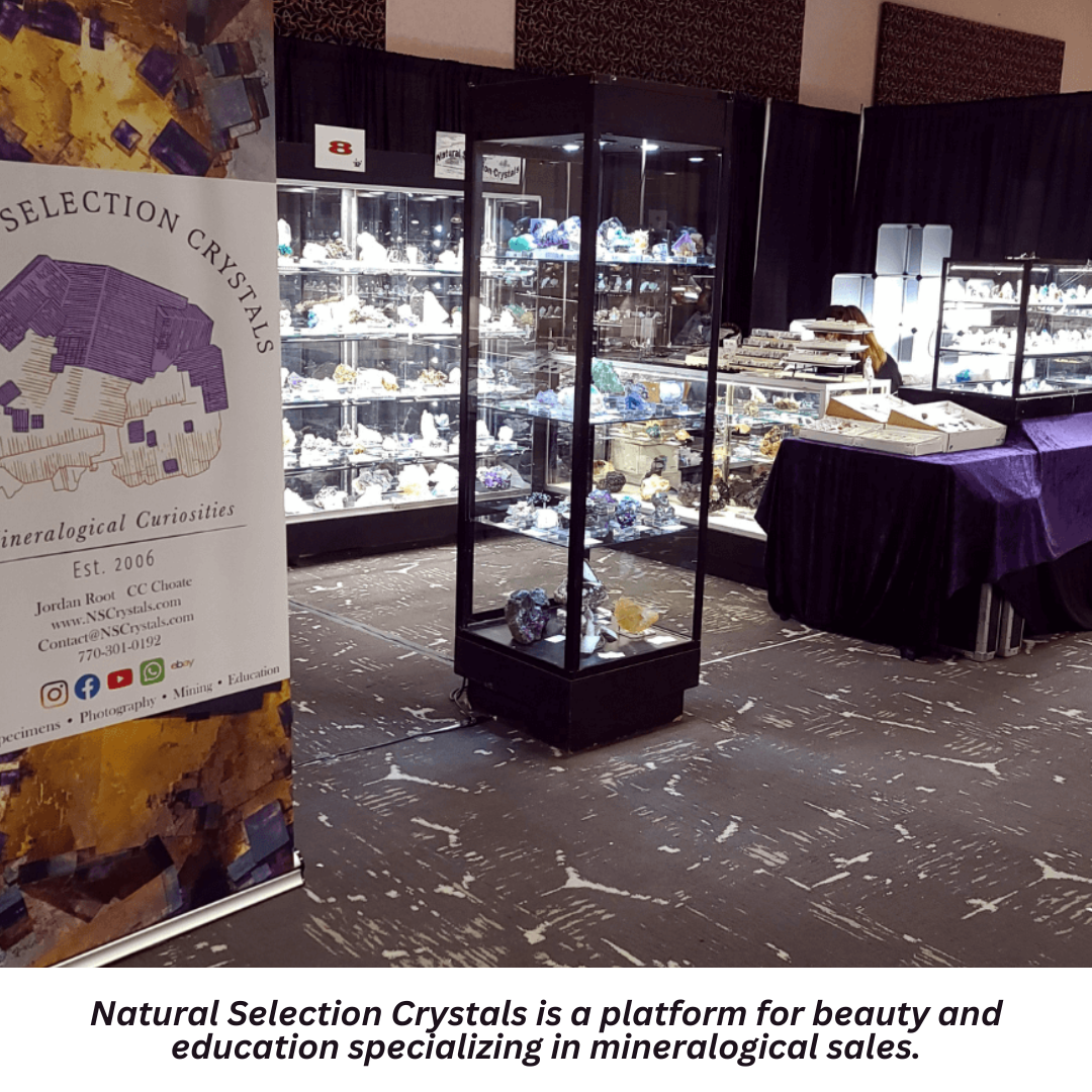 Natural Selection Crystals is a platform for beauty and education specializing in Mineralogical sales