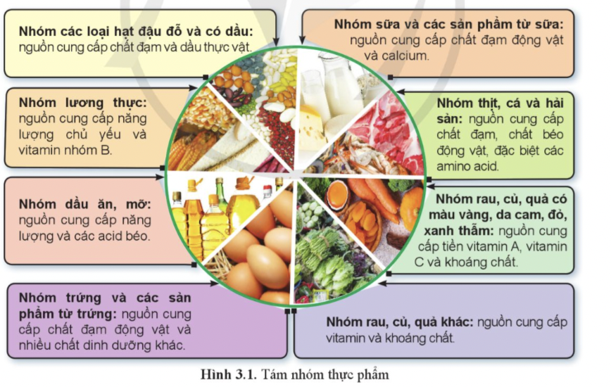 BÀI 3: LỰA CHỌN THỰC PHẨM