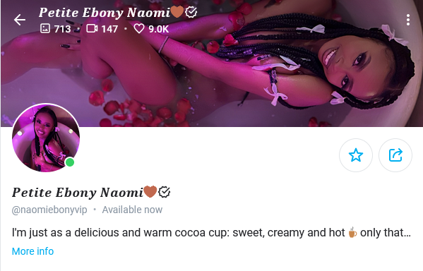 naomi ebony best free ebony onlyfans