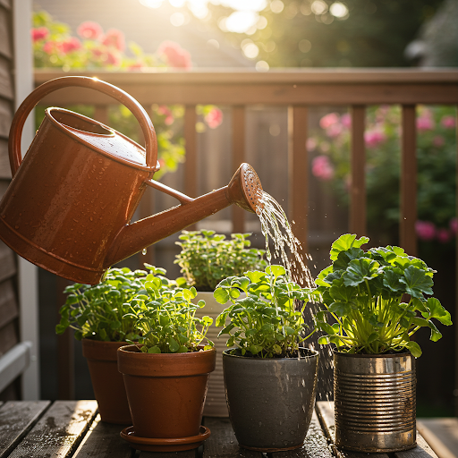 Best Techniques for Even Watering Container Spring Gardens Using a Can