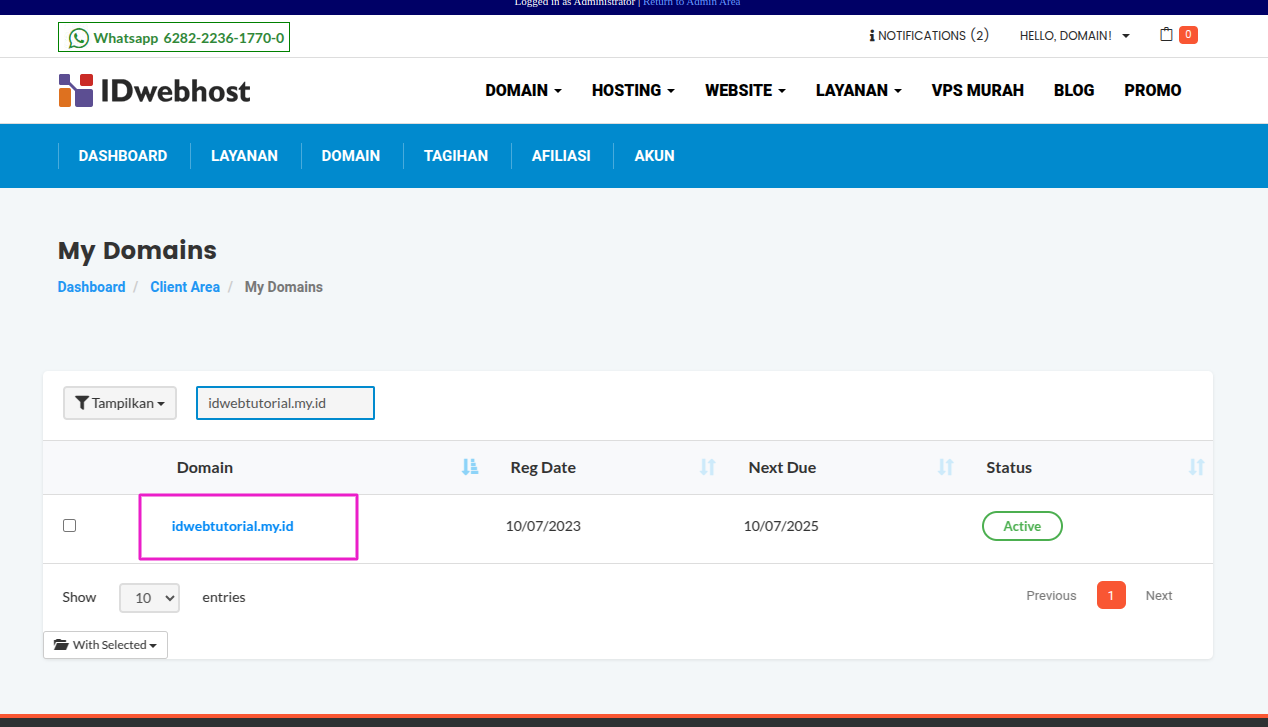 Cara Setting Domain di Cloudflare