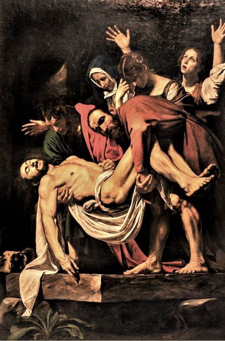 ‘The Entombment ‘The Entombment of Christ’ is considered a special altarpiece painting by Michelangelo. Photo: roma-nonpertutti.com