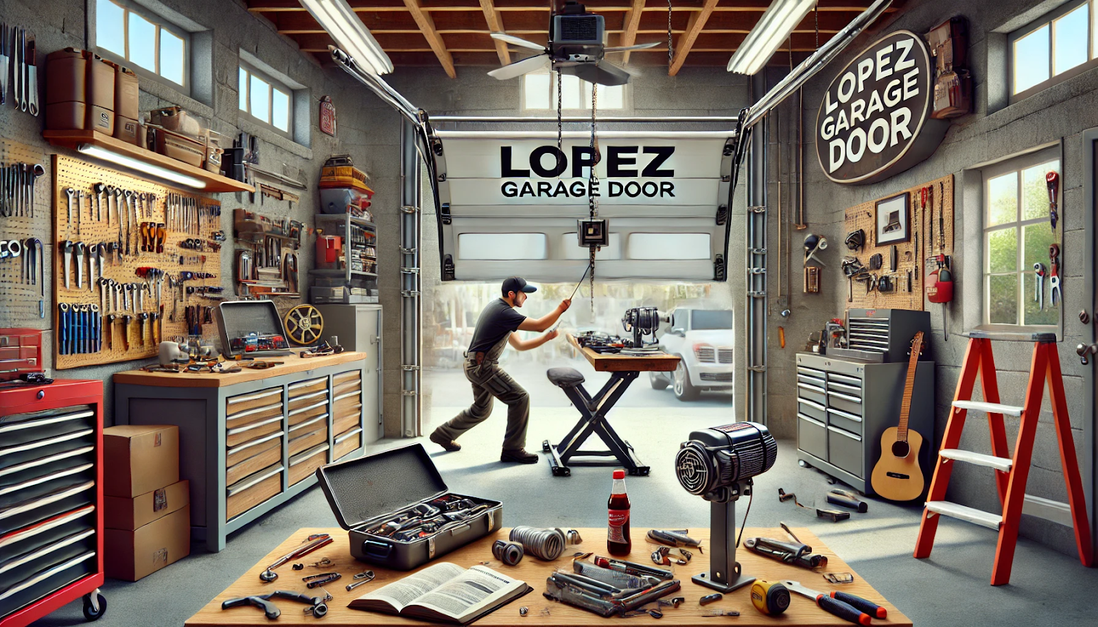 how to repair a garage door opener