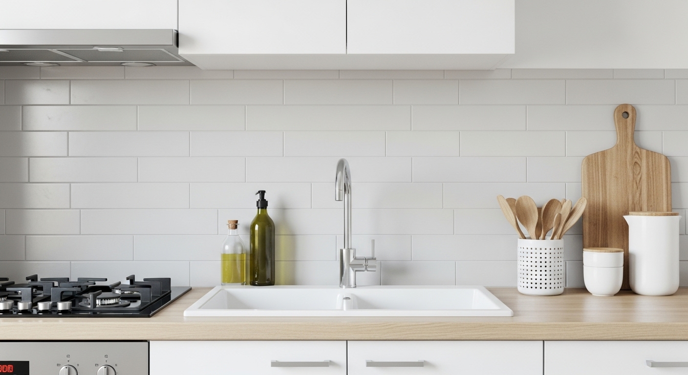 Minimalist Backsplash