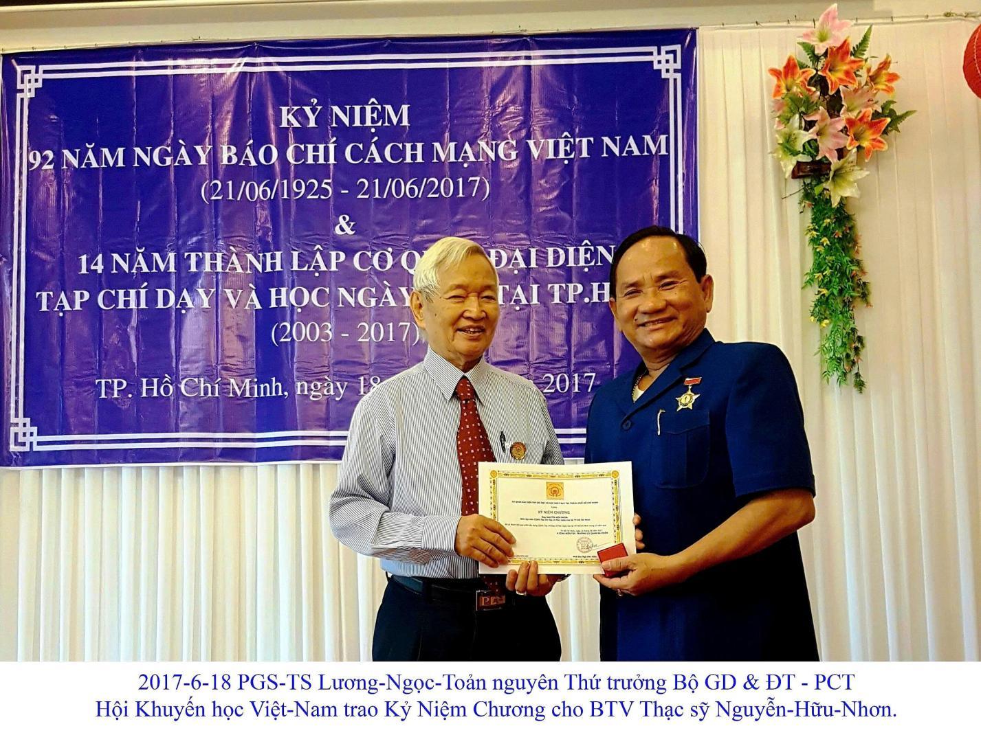 Nguyễn Hữu Nhơn, Thạc sĩ- BTV Nguyễn Hữu Nhơn