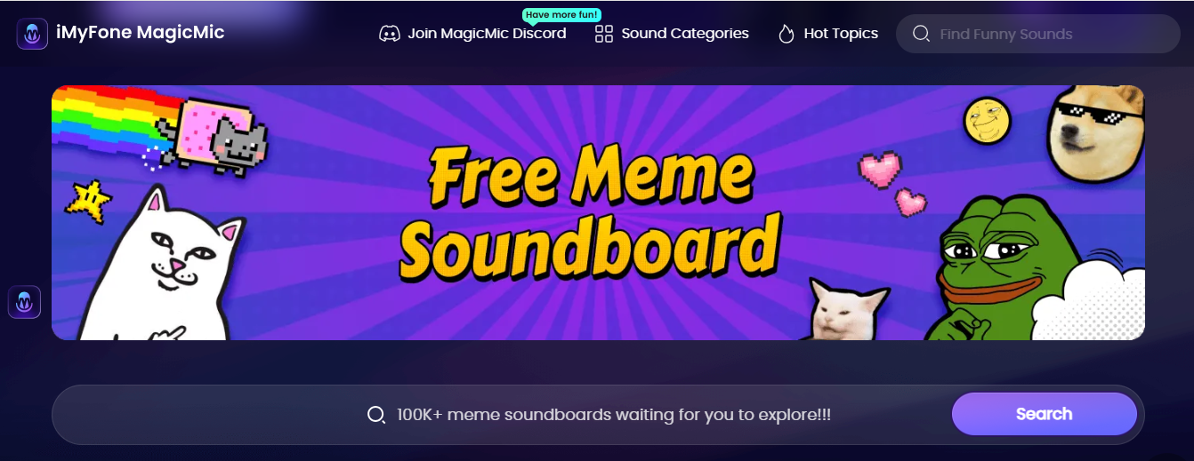 Meme soundboard