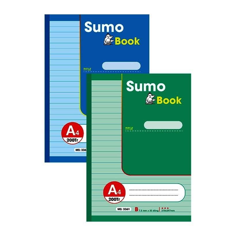 Sổ may gáy Hải Tiến Sumo 200 trang 3361 (210x297mm) – THẾ GIỚI VĂN PHÒNG  PHẨM - ĐỒ DÙNG HỌC SINH GIÁ RẺ