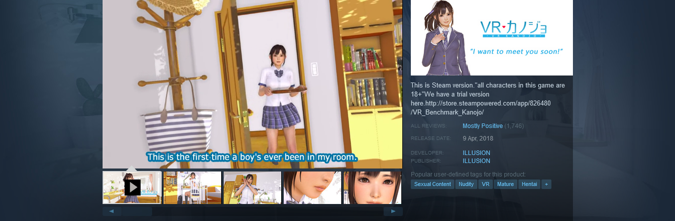 vr kanojo best vr game for hentai