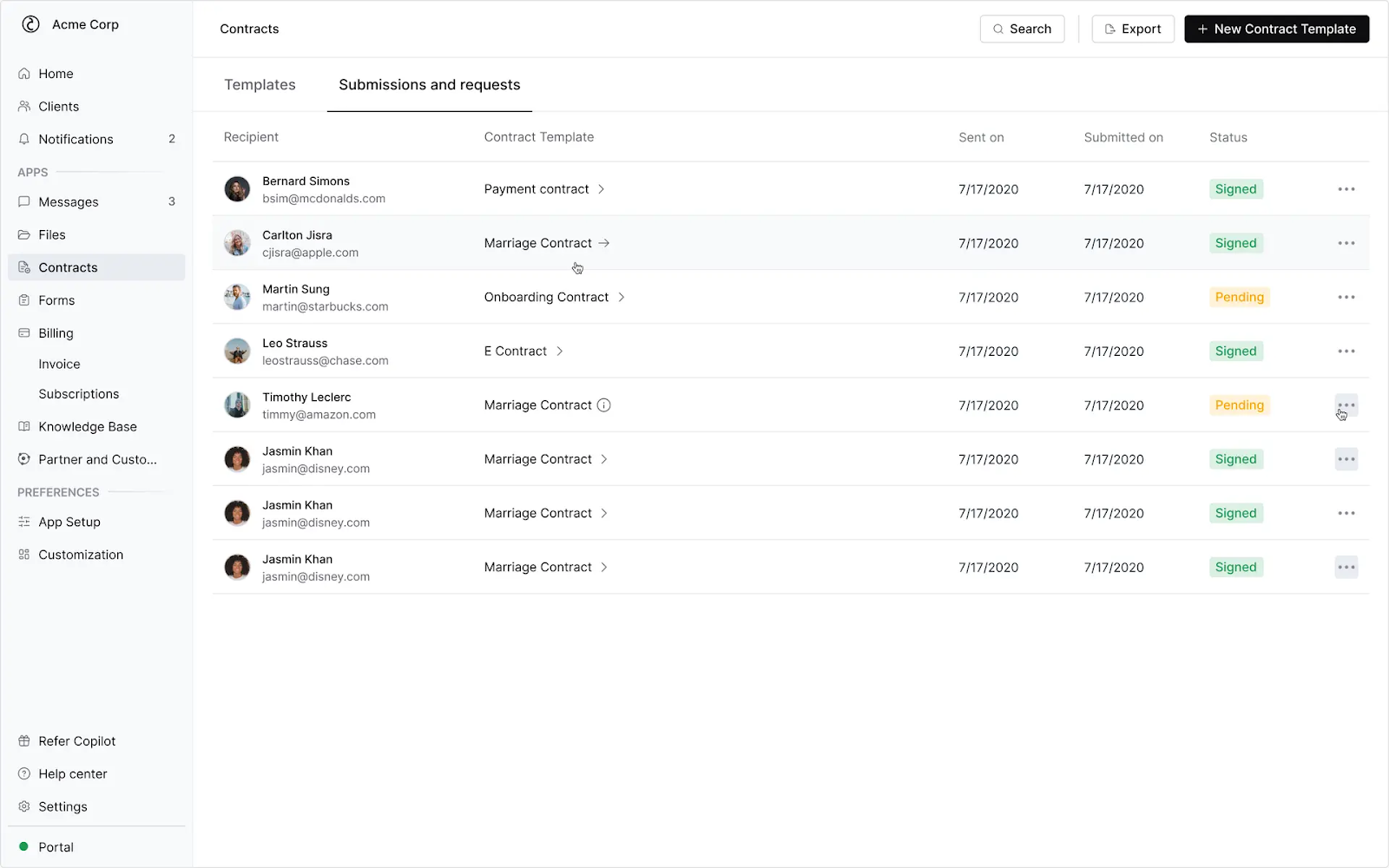 Copilot Contract Management