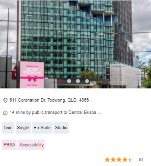 Scape Toowong Top-rated Student Accommodation Brisbane