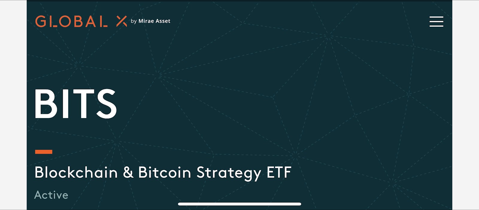 Global X Blockchain and Bitcoin Strategy ETF