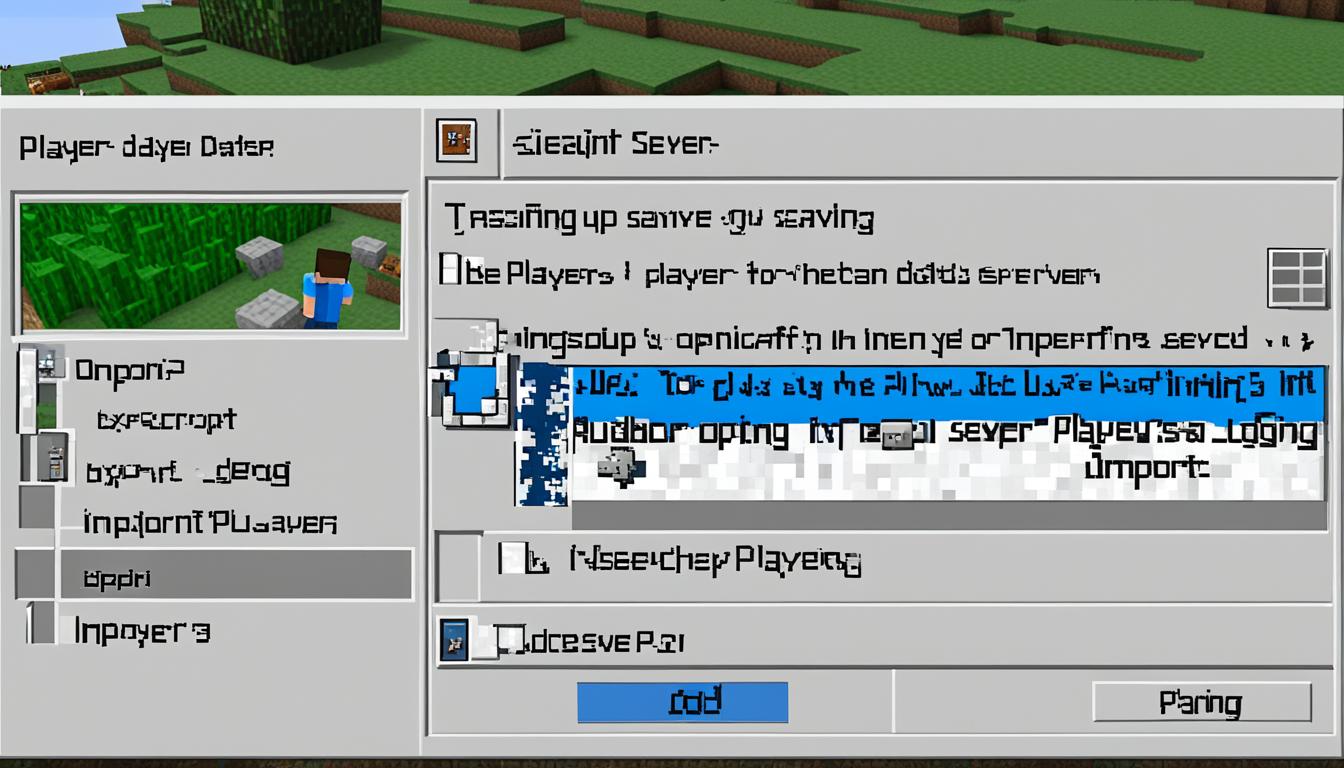 steps to migrate playerdata in minecraft server