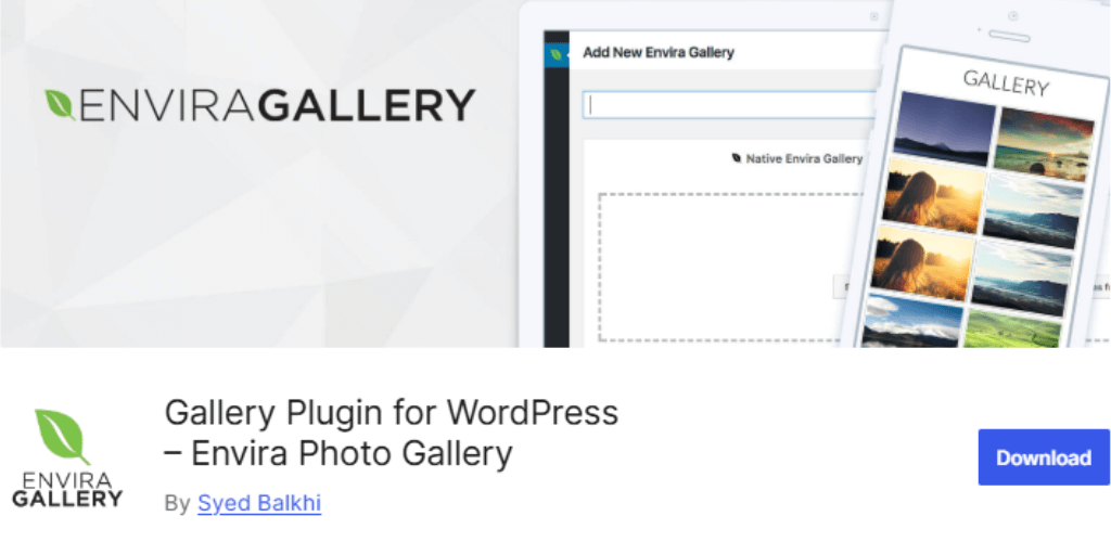 Envira Gallery Plugin