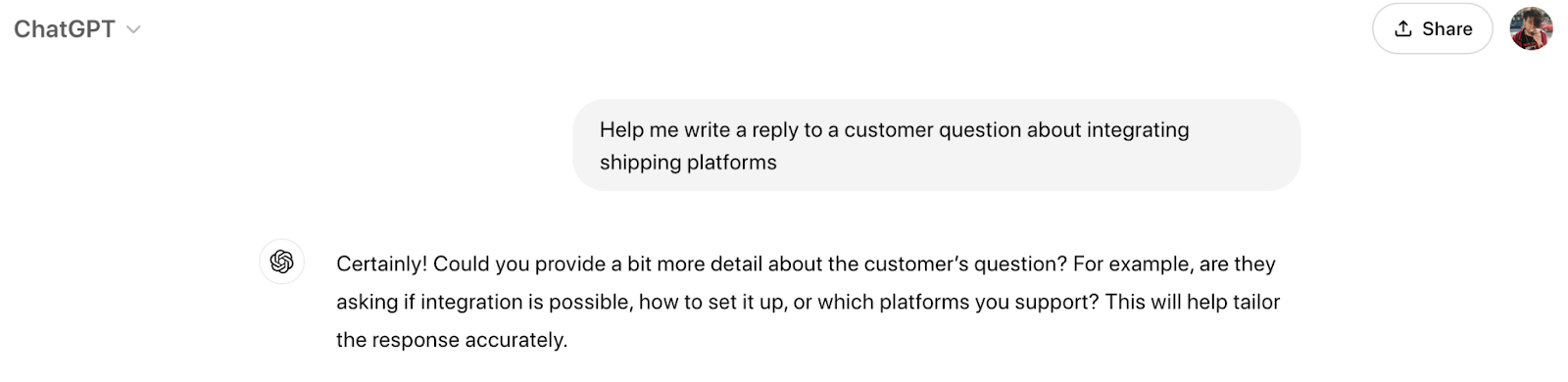 AI can spit out answers to most prompts, although they won't have access to specific information about your business. 