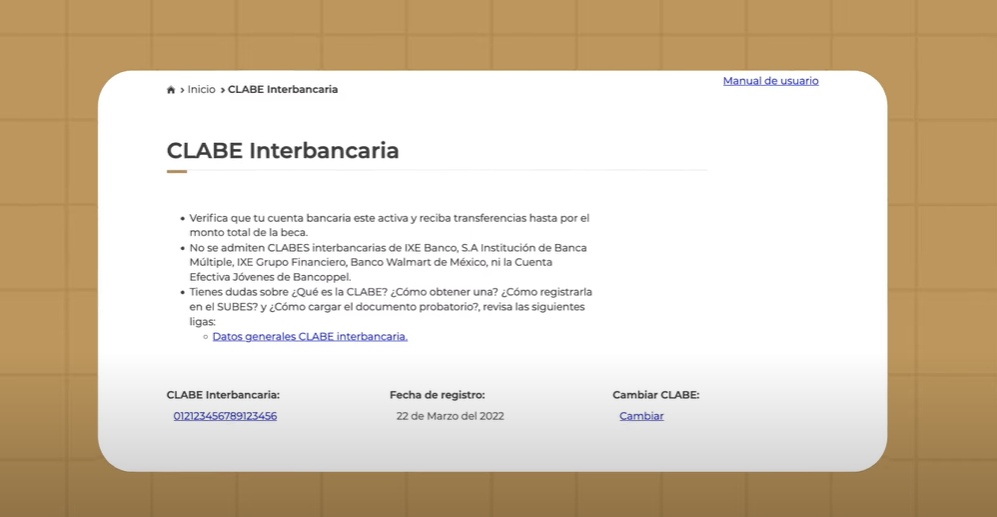 ¿Cómo Cambiar los Datos de la CLABE Interbancaria?