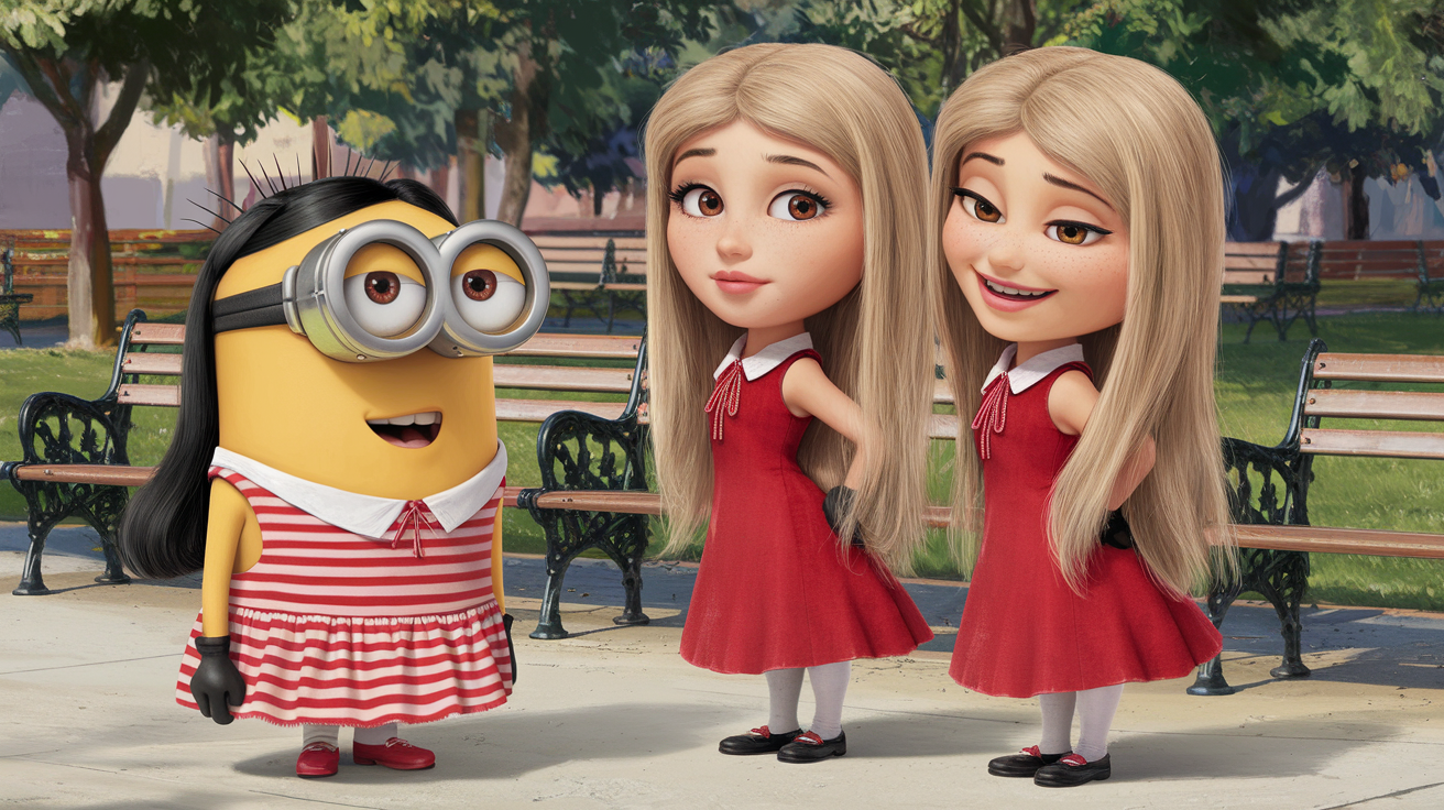 DeviantArt Ruby Dress Minions Meets Max and Ruby